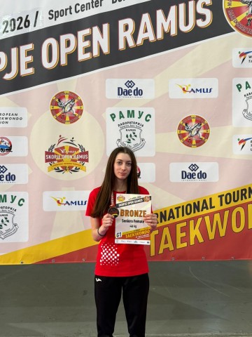 Sara Prpić G1 Skopje open bronca